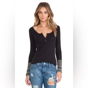 free people alpine cuff newbie thermal